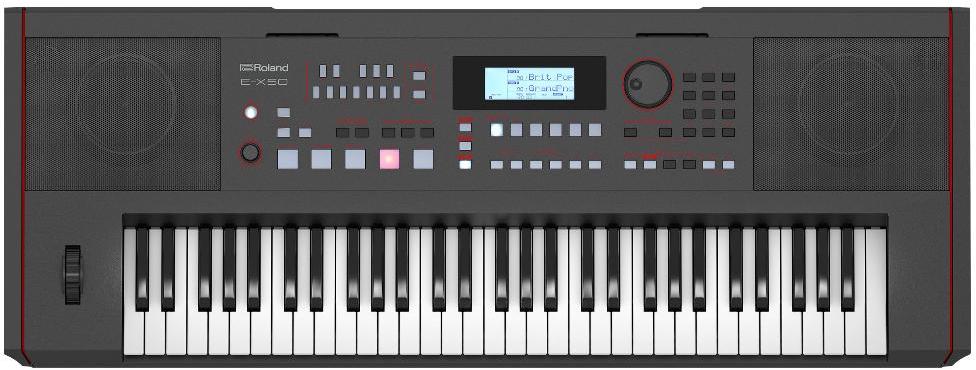 Teclado de entertainer / arreglista Roland E-X50