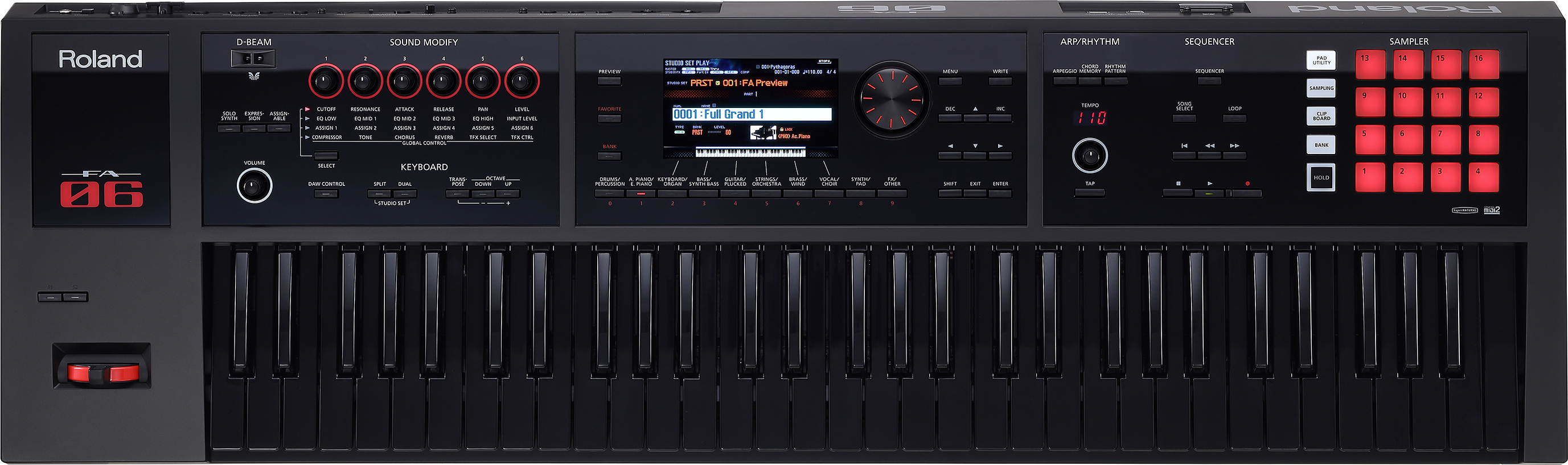 Roland Fa-06b - Workstation - Main picture