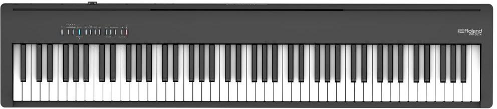 Piano digital portatil Roland FP-30X BK - Noir