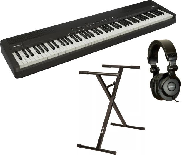 Roland Fp-40  + Stand + Casque - Noir - Pianos set - Main picture