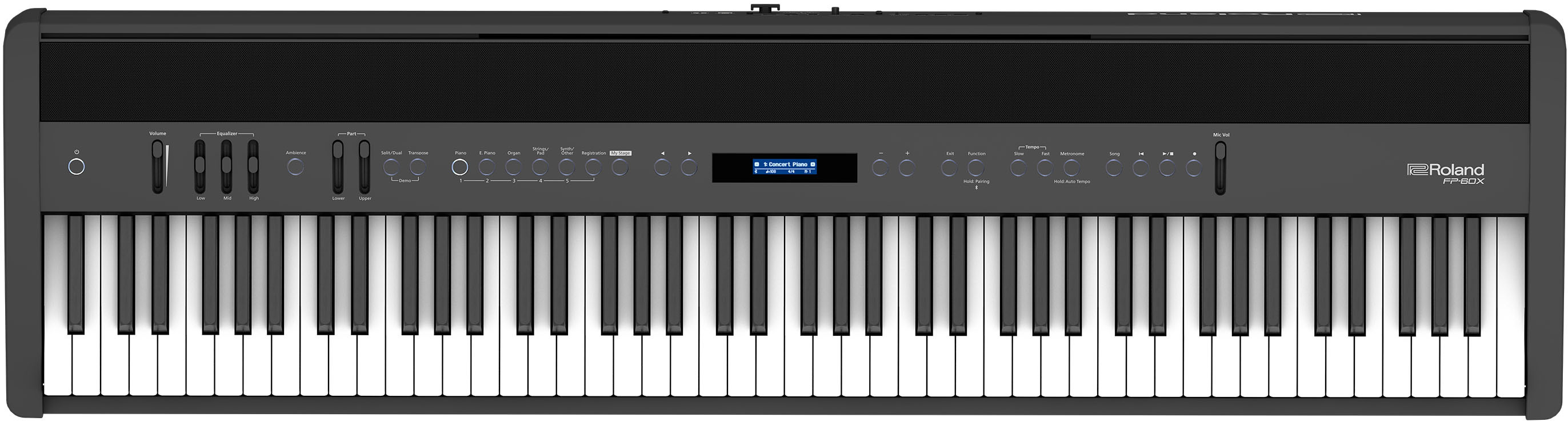 Roland Fp-60x Bk - Piano digital portatil - Main picture
