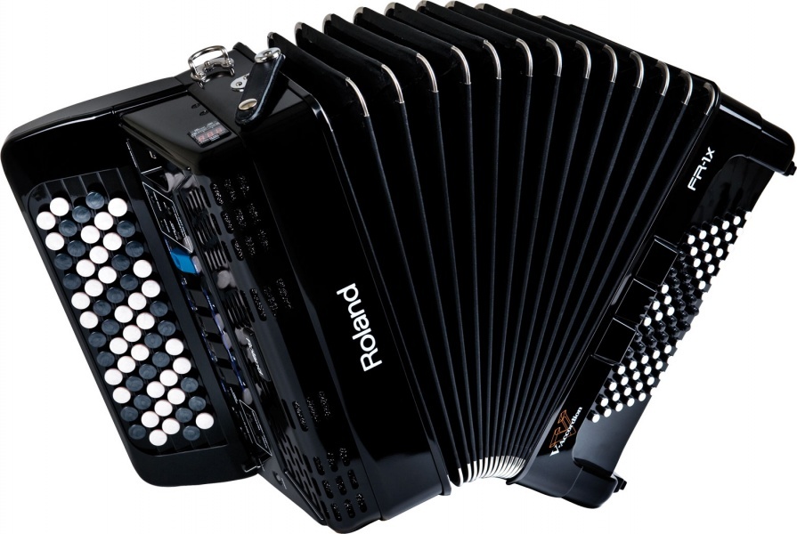 Roland Fr 1x B  Bouton  Black V Accordeon - Acordeón digital - Main picture