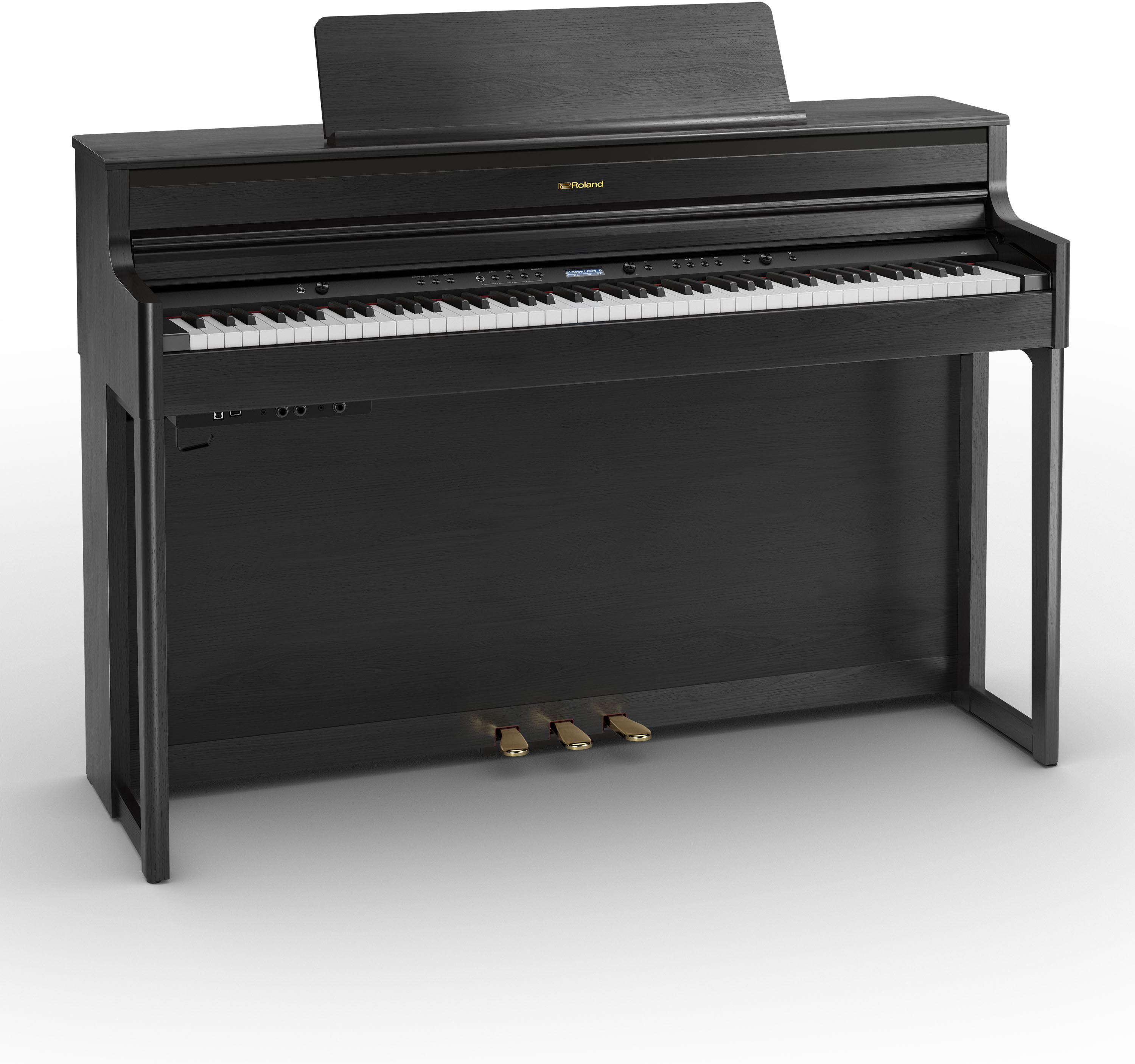 Roland Hp704 Ch - Noir Mat - Piano digital con mueble - Main picture
