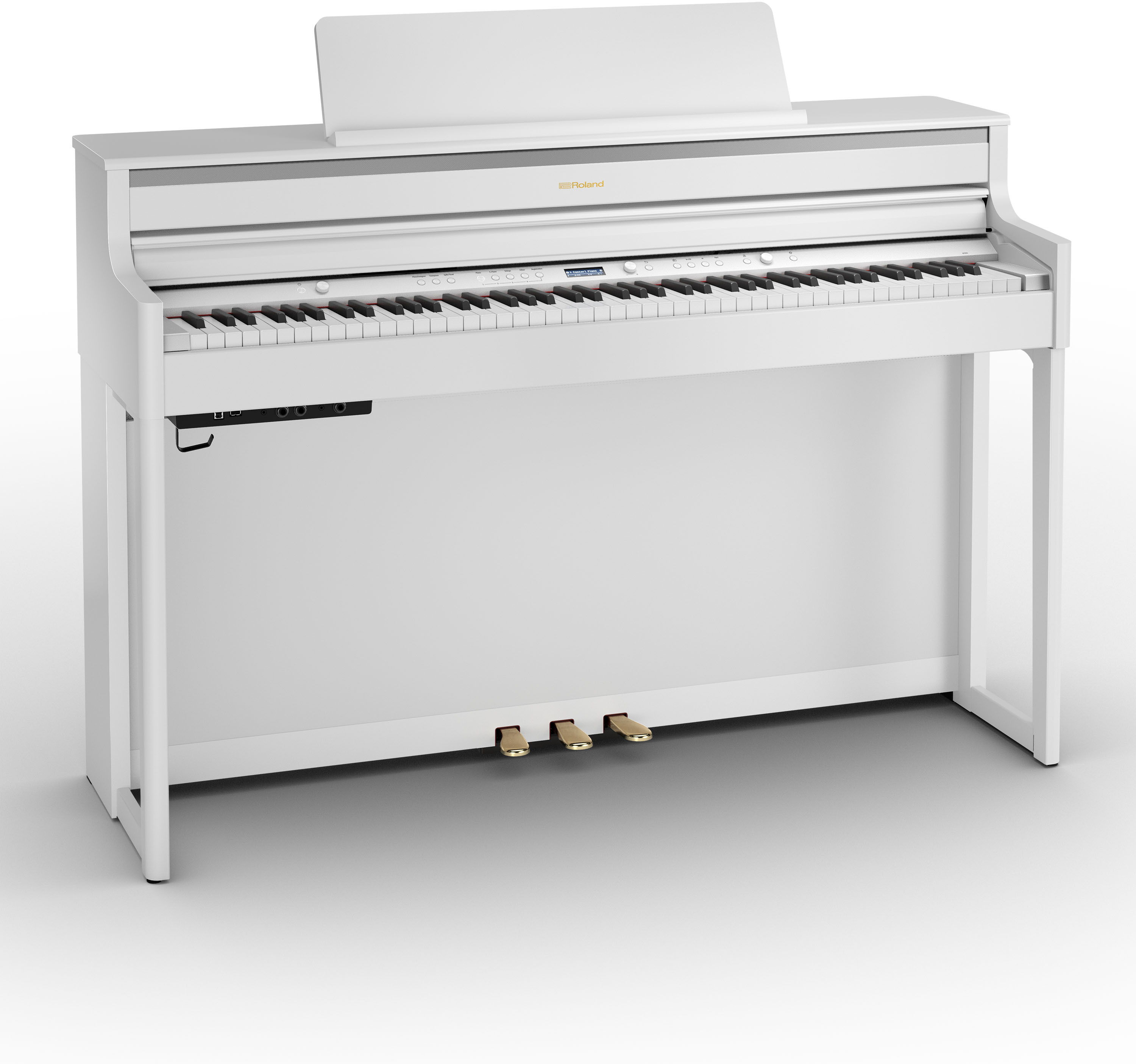 Roland Hp704 Wh White - Piano digital con mueble - Main picture