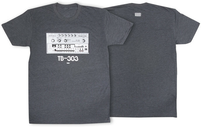 Roland Tb-303 Crew T-shirt Charcoal - S - Camiseta - Main picture