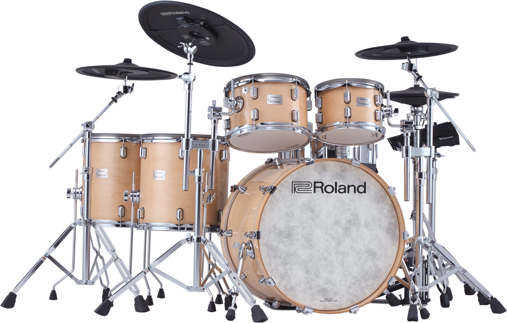 Roland Vad716 V-drums Kit - Gloss Natural - Batería electrónica completa - Main picture