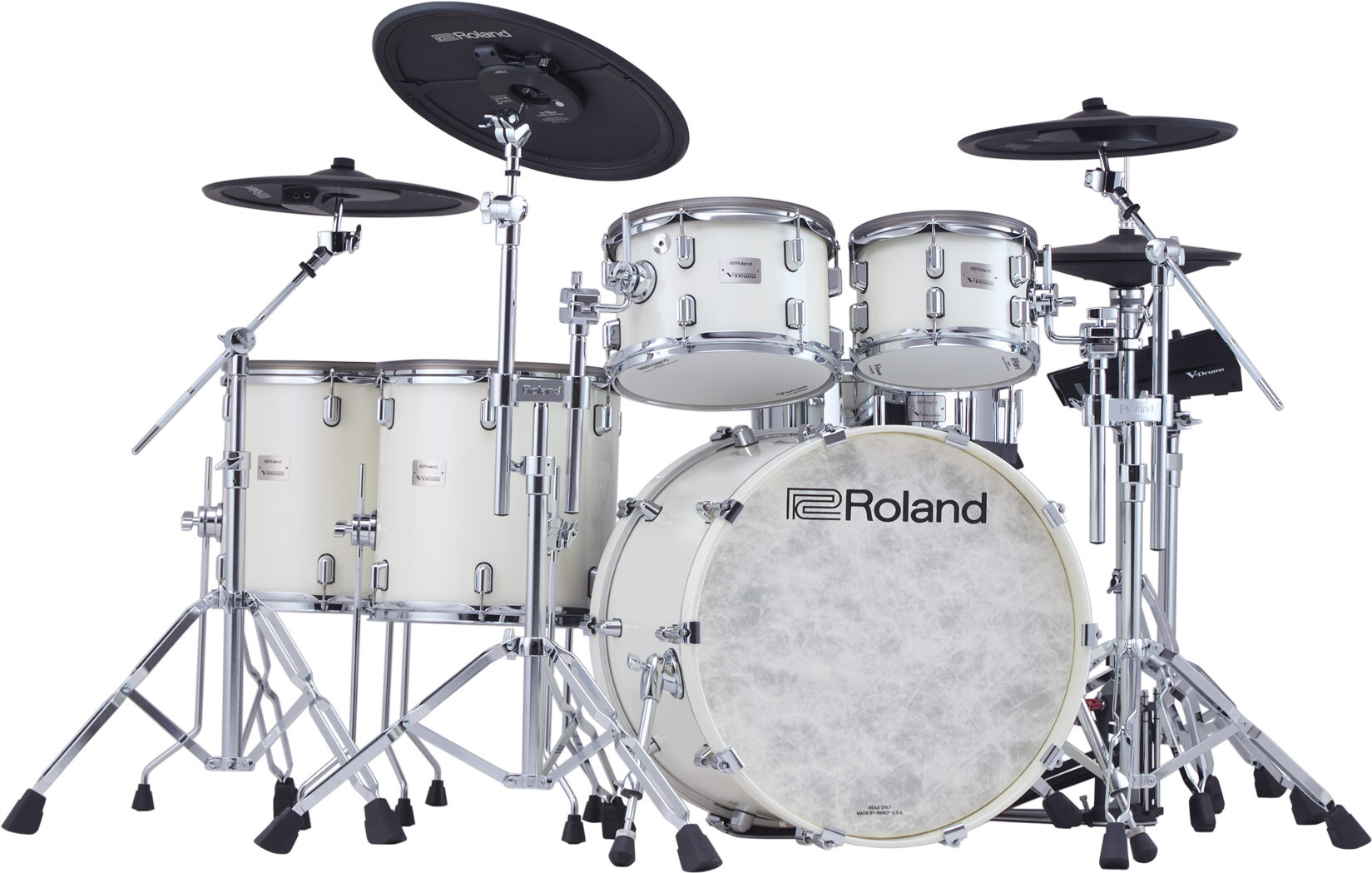Roland Vad716 V-drums Kit - Pearl White - Batería electrónica completa - Main picture
