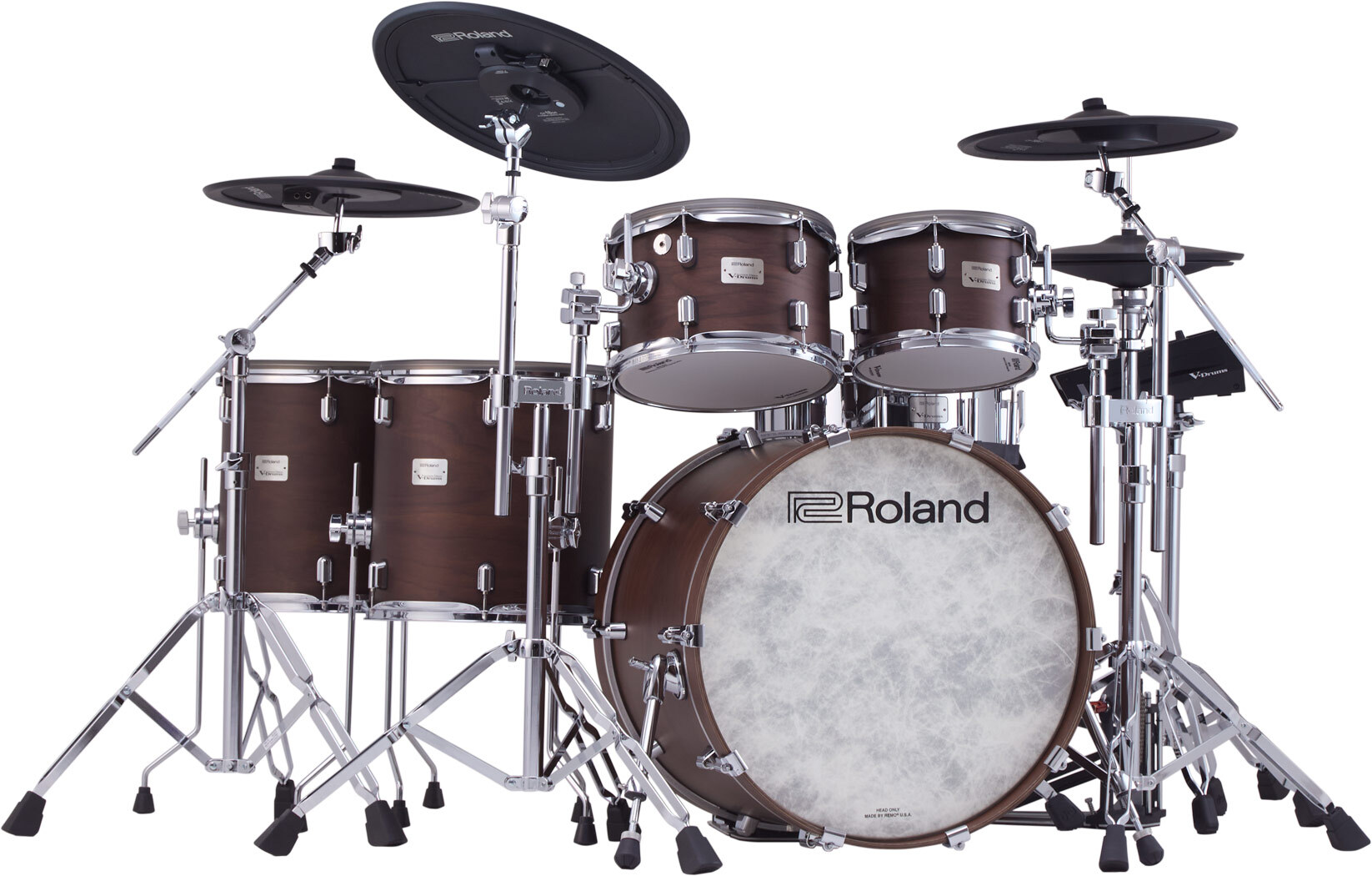 Roland Vad716 V-drums Kit - Satin Walnut - Batería electrónica completa - Main picture