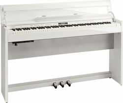 Piano digital con mueble Roland DP603 - Polished white