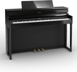 Piano digital con mueble Roland HP704 PE - Noir laqué
