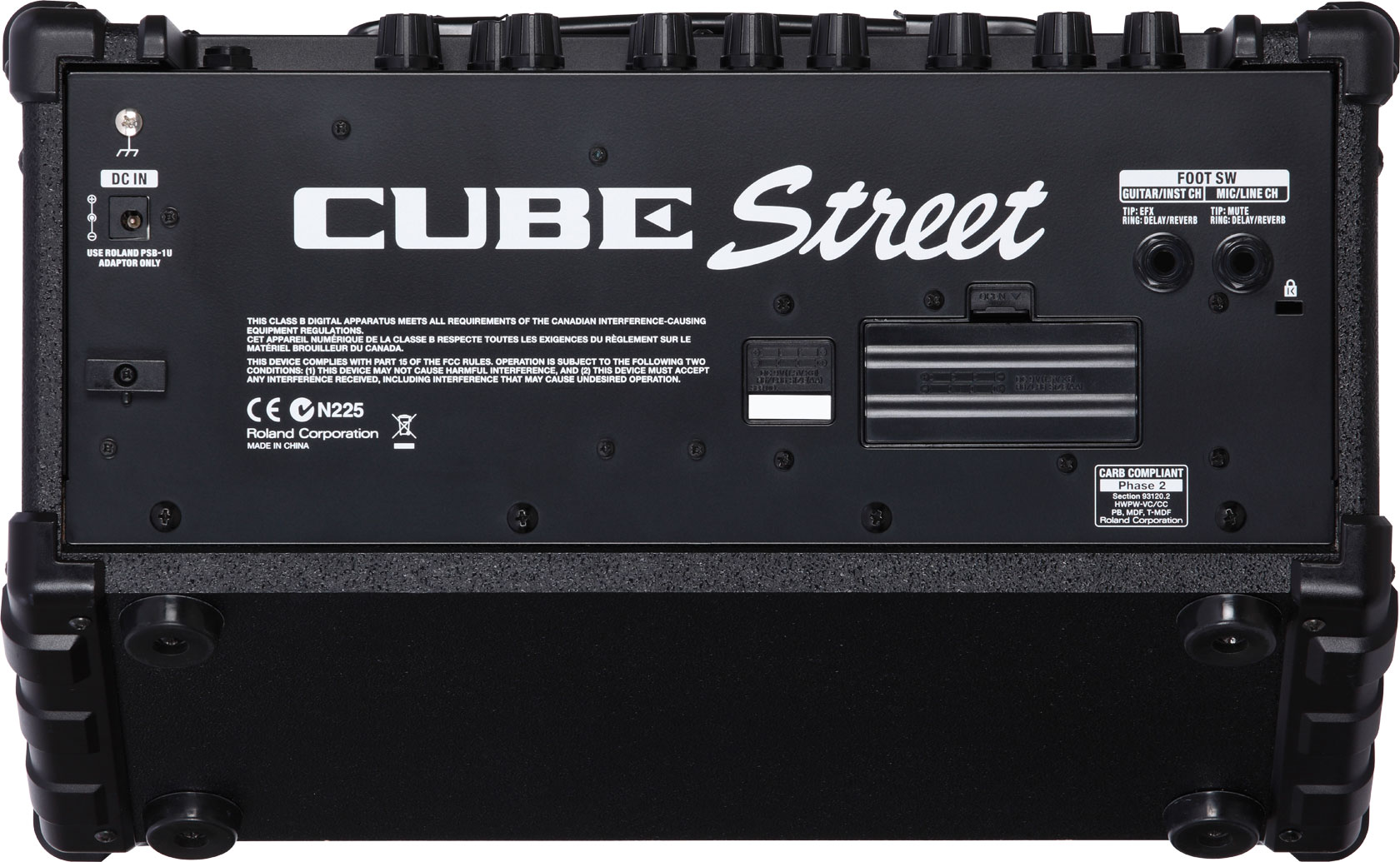 Roland Cube Street Battery Stereo Amplifier 2x25w 2x8 Black - Combo amplificador para guitarra eléctrica - Variation 2