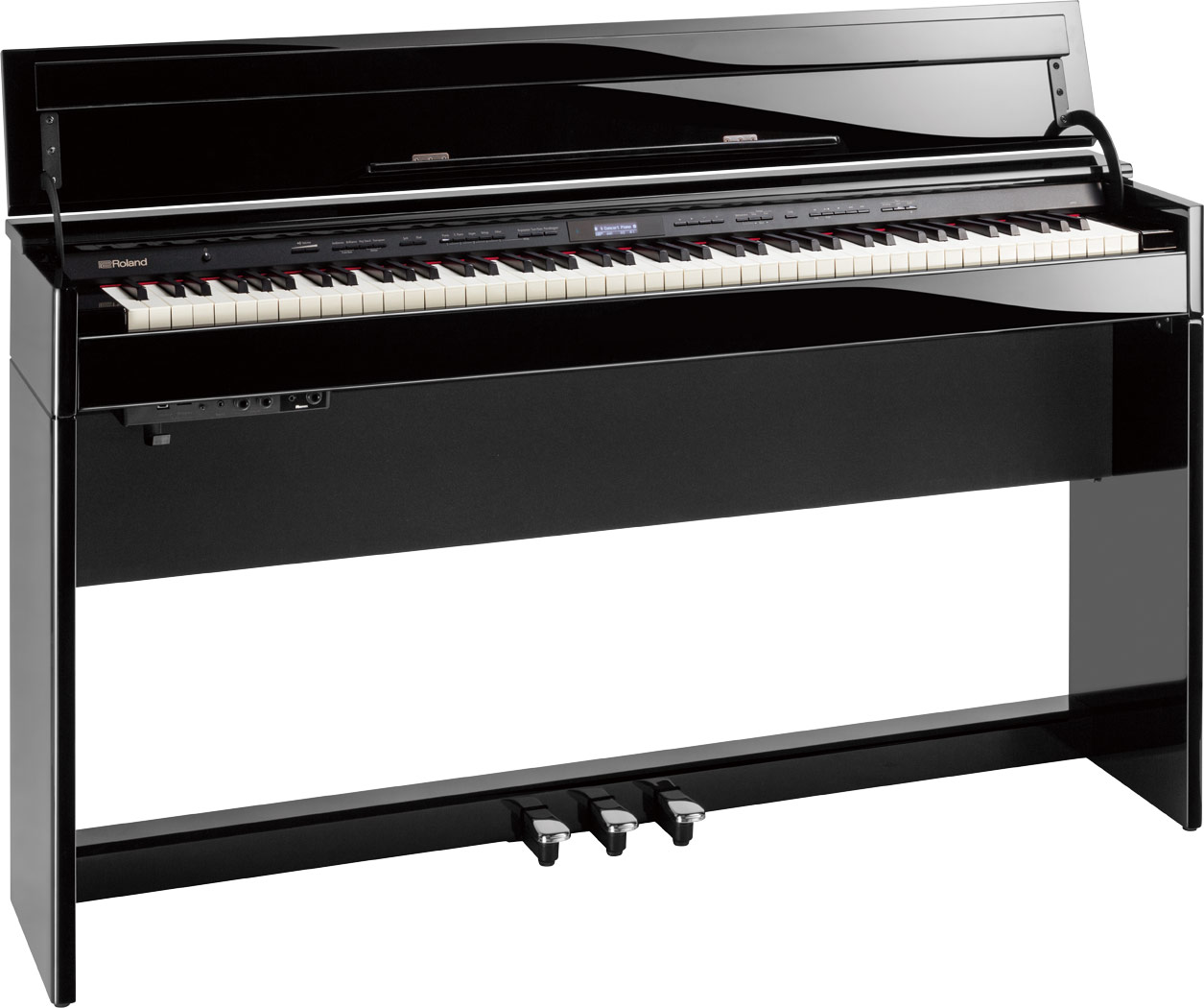 Roland Dp603 - Polished Ebony - Piano digital con mueble - Variation 1