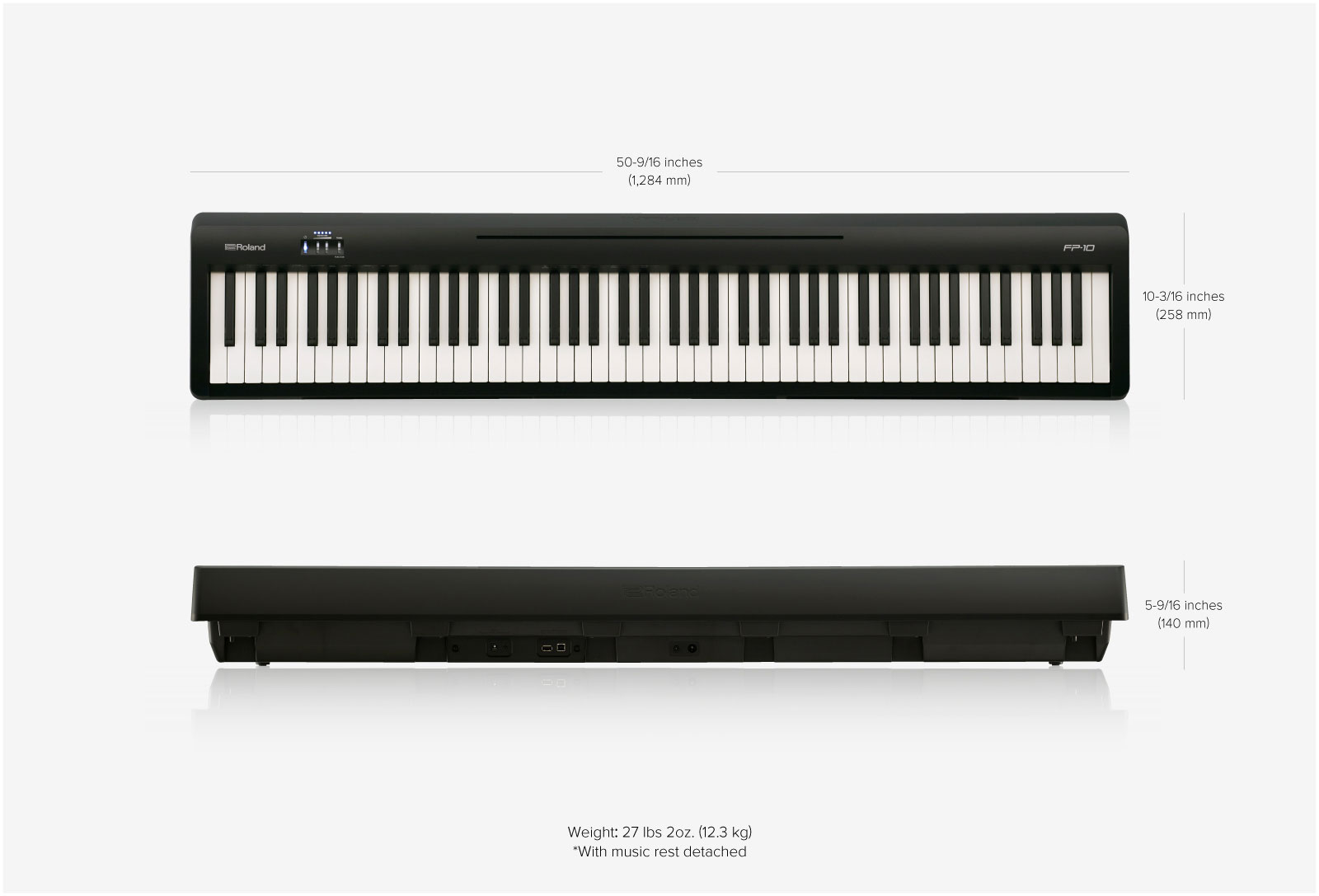 Roland Fp-10 Bk - Piano digital portatil - Variation 9