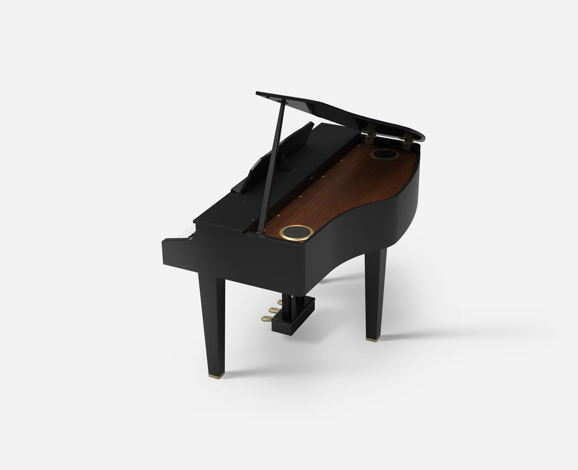 Roland Gp607 - Polished Ebony - Piano digital con mueble - Variation 2