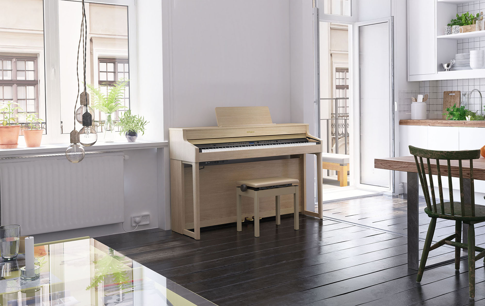 Roland Hp 702 La Chene - Piano digital con mueble - Variation 5