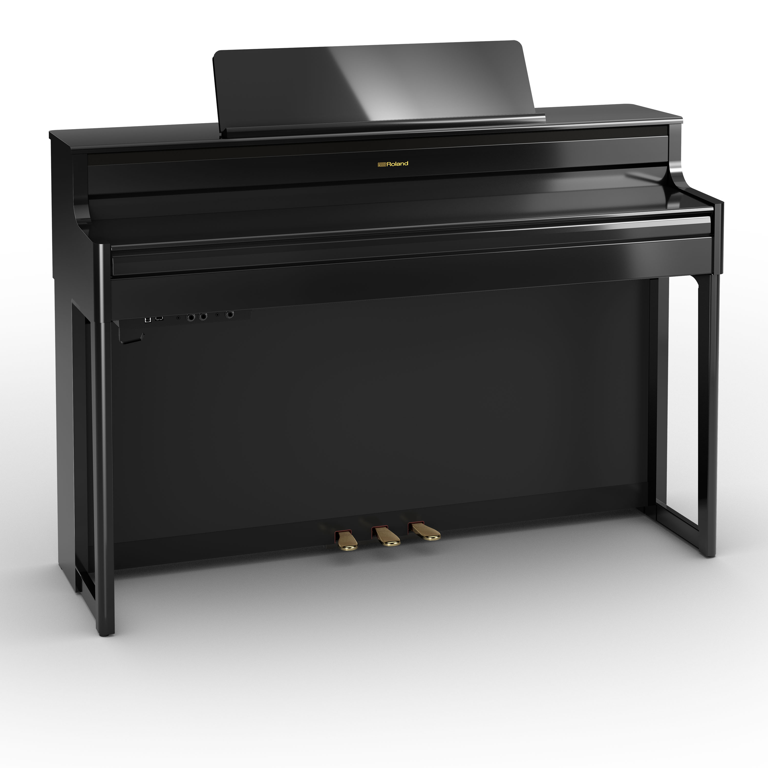 Roland Hp704 Pe - Noir Laqu? - Piano digital con mueble - Variation 1