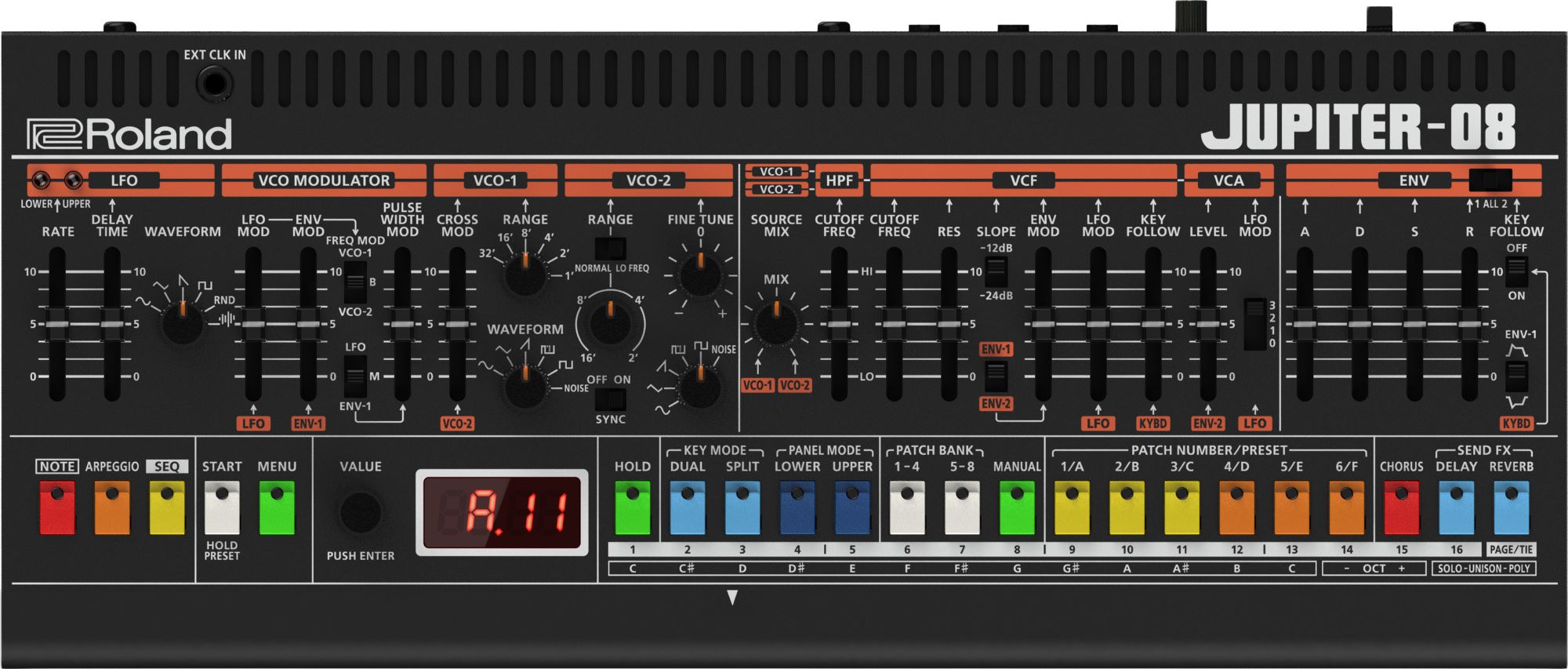 Roland Jupiter-08 - Sintetizador - Variation 2
