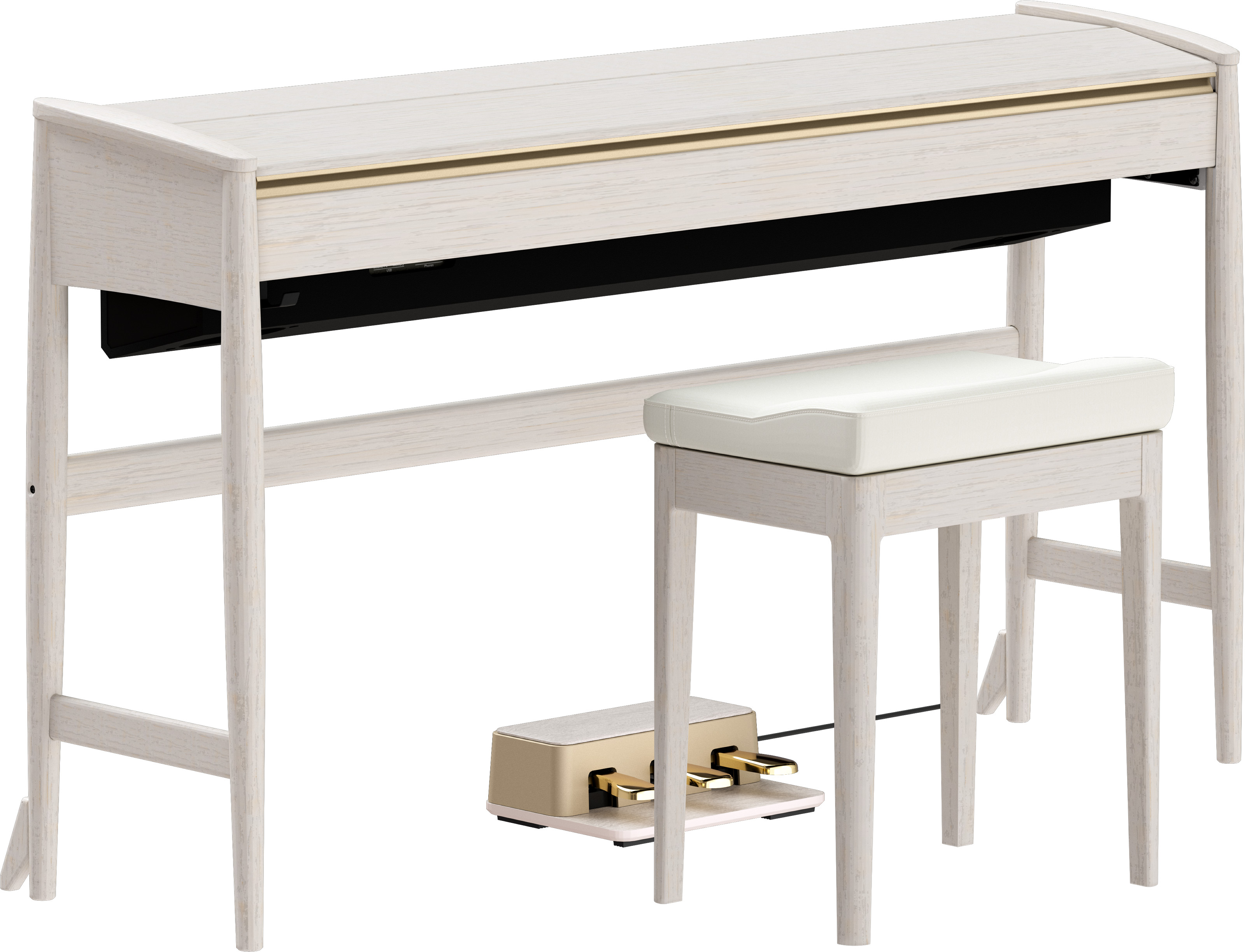 Roland Kiyola Kf-20 - Blanc Pur - Piano digital con mueble - Variation 6