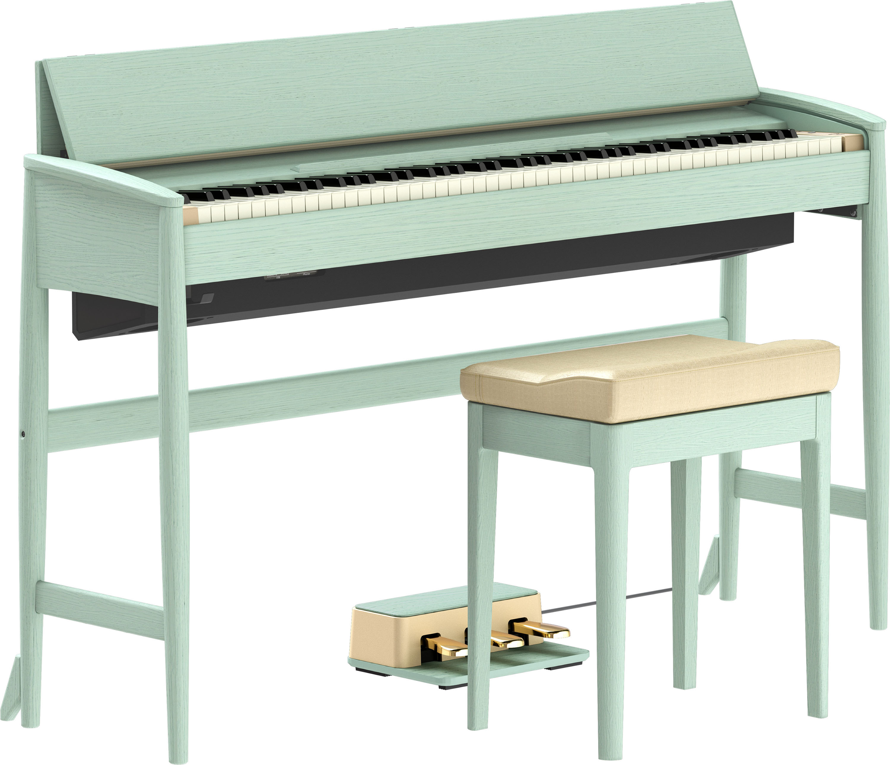 Roland Kiyola Kf-20 - Vert Celadon - Piano digital con mueble - Variation 7