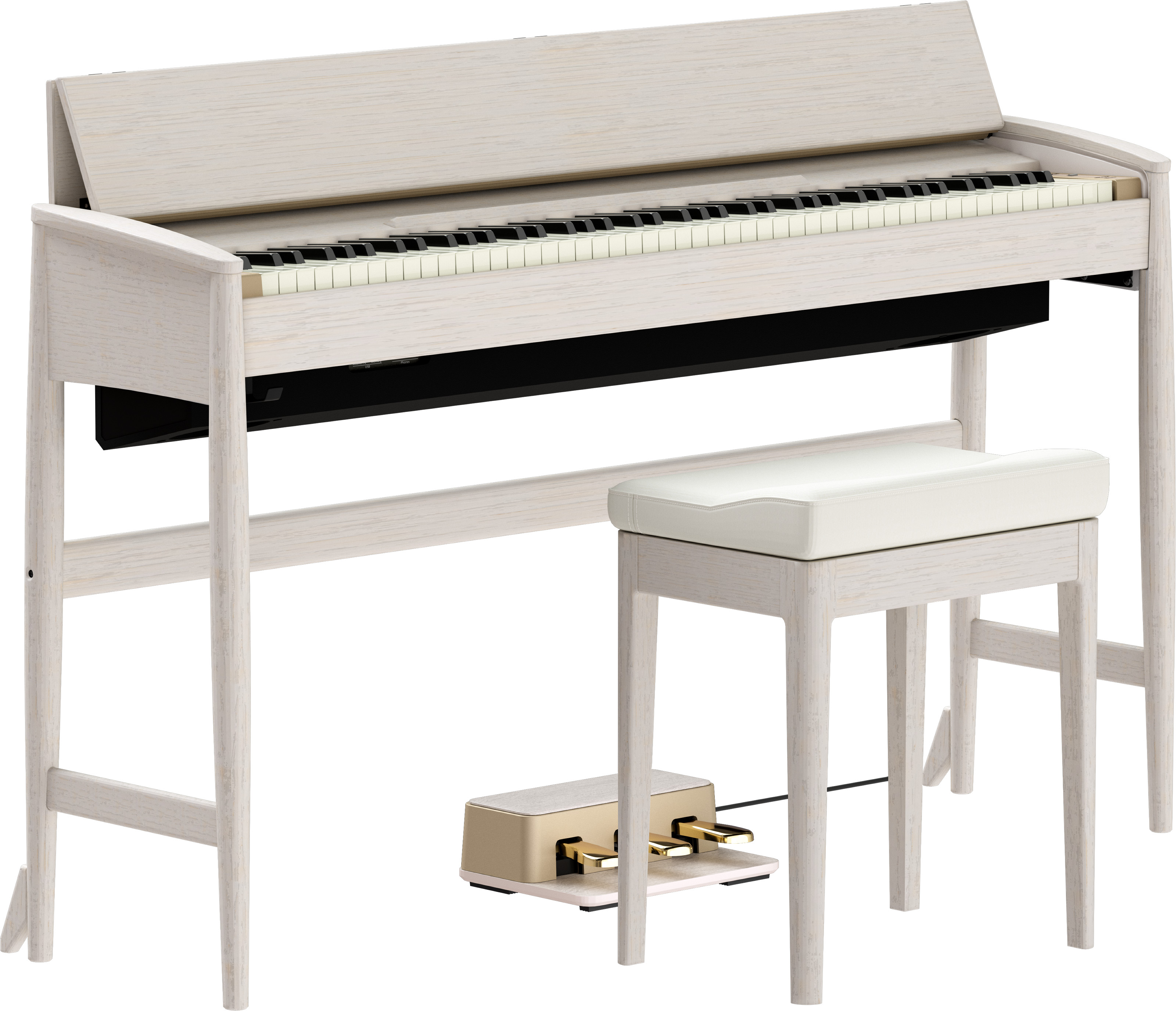 Roland Kiyola Kf-20 - Blanc Pur - Piano digital con mueble - Variation 7