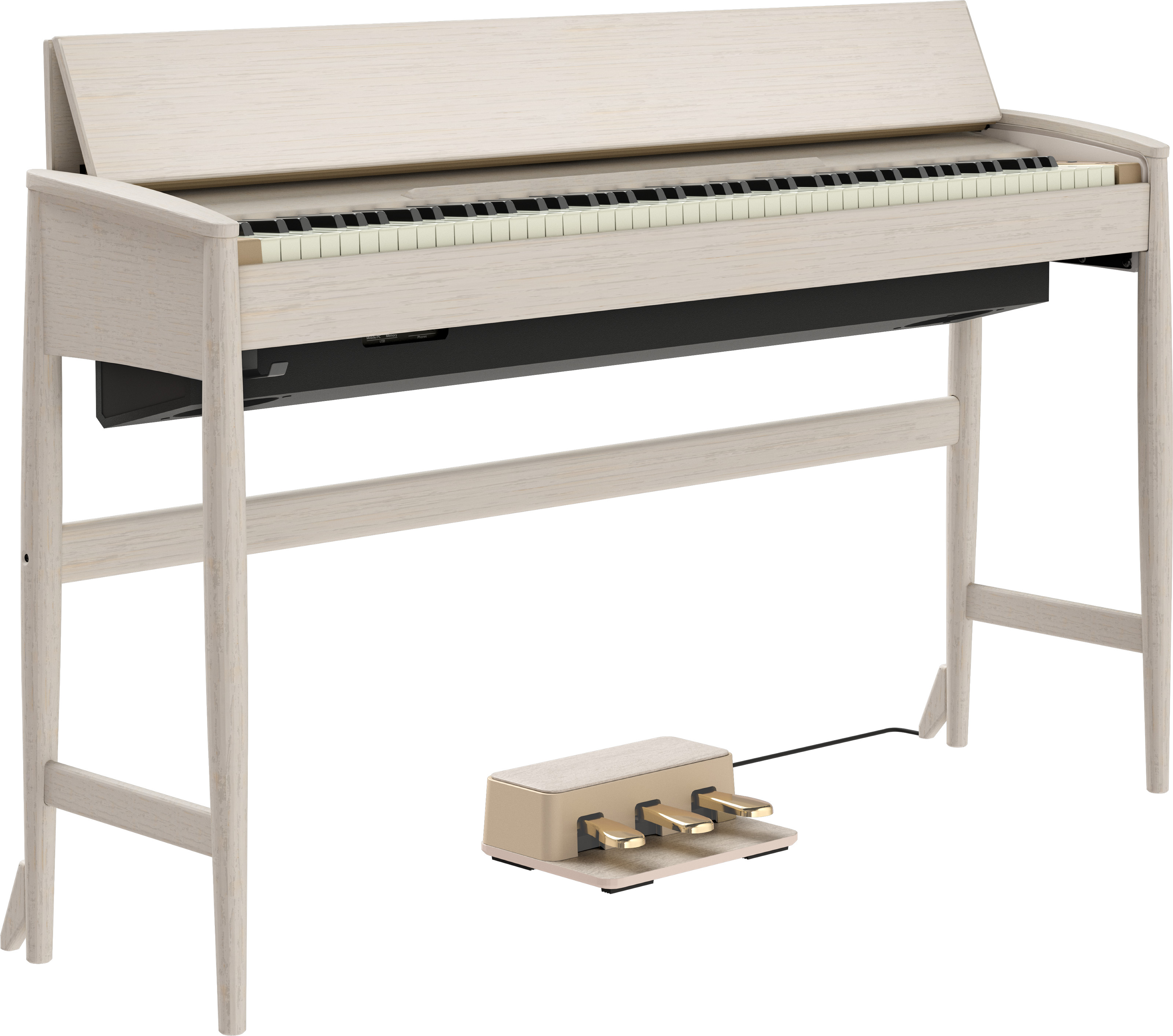 Roland Kiyola Kf-20 - Blanc Pur - Piano digital con mueble - Variation 8