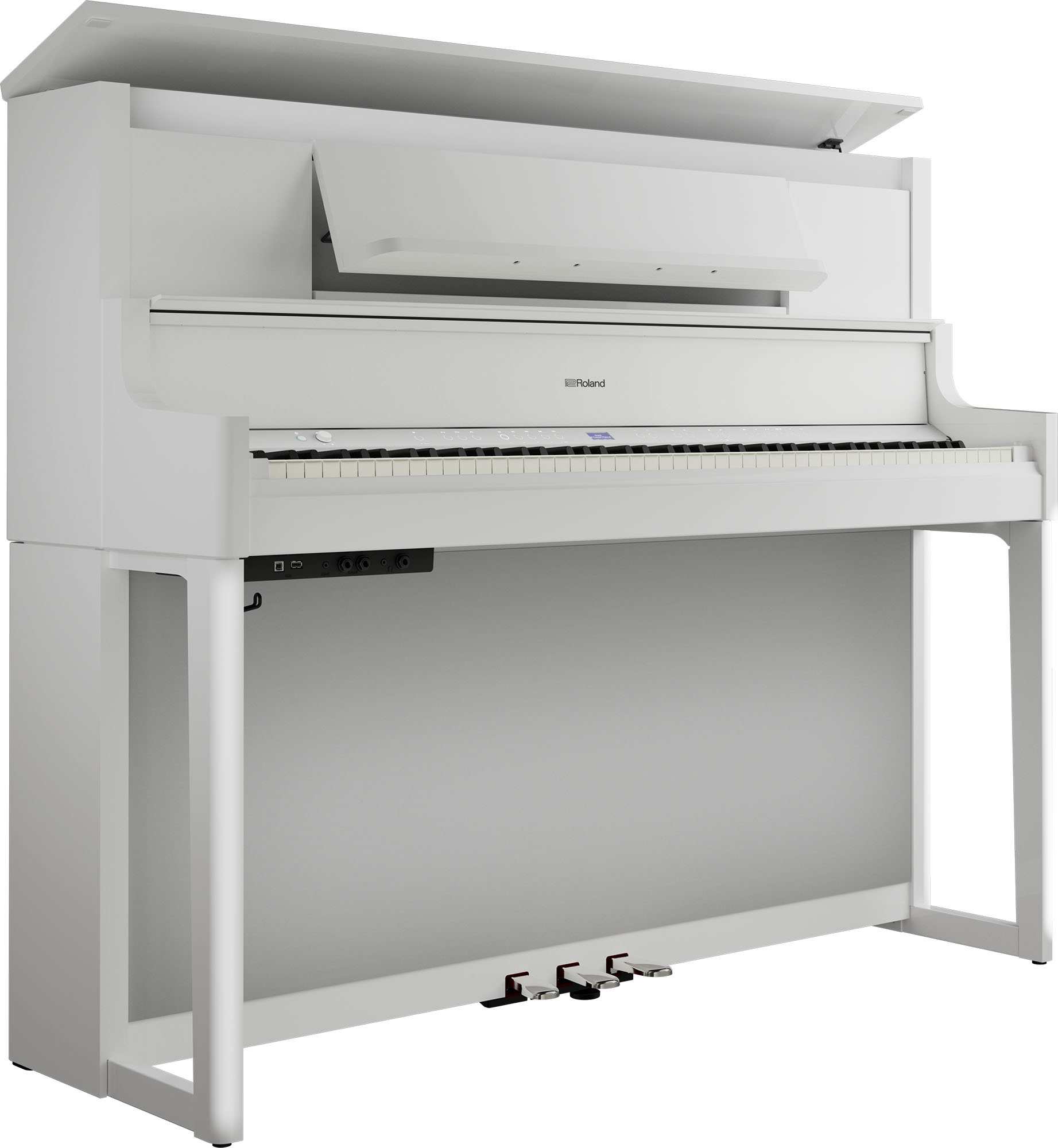 Roland Lx-9-pw - Polished White - Piano digital con mueble - Variation 1