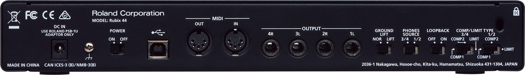 Roland Rubix44 - Interface de audio USB - Variation 1