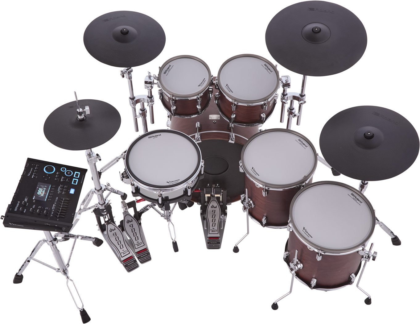 Roland Vad716 V-drums Kit - Satin Walnut - Batería electrónica completa - Variation 2