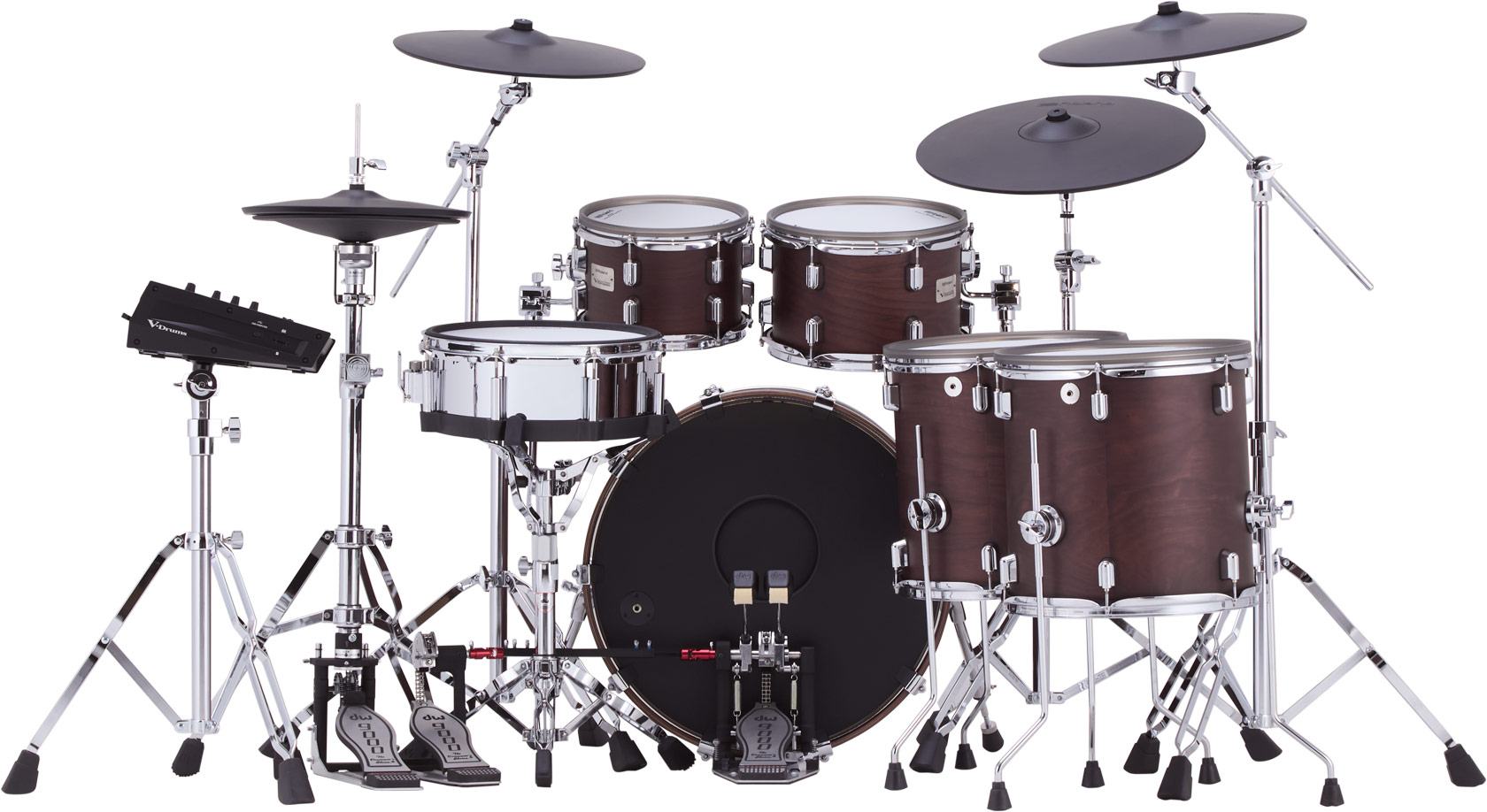 Roland Vad716 V-drums Kit - Satin Walnut - Batería electrónica completa - Variation 3