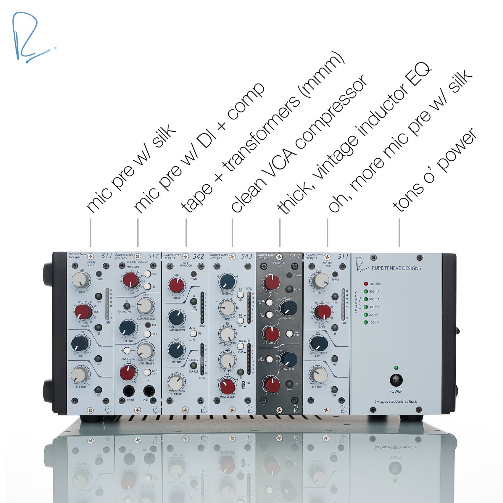 Rupert Neve Design Portico 511 - 500 Series - Modulos de sistema 500 - Variation 4