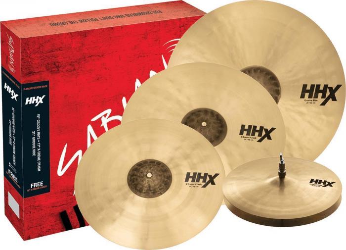 Pack platillos Sabian HHX Pack X-Treme Groove