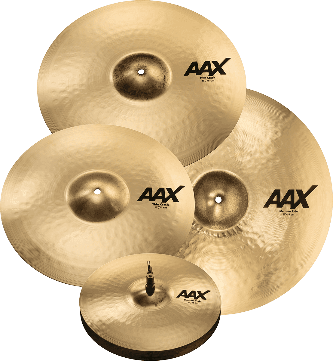 Sabian Pack 4 Cymbales Aax - 14 - Pack platillos - Variation 1
