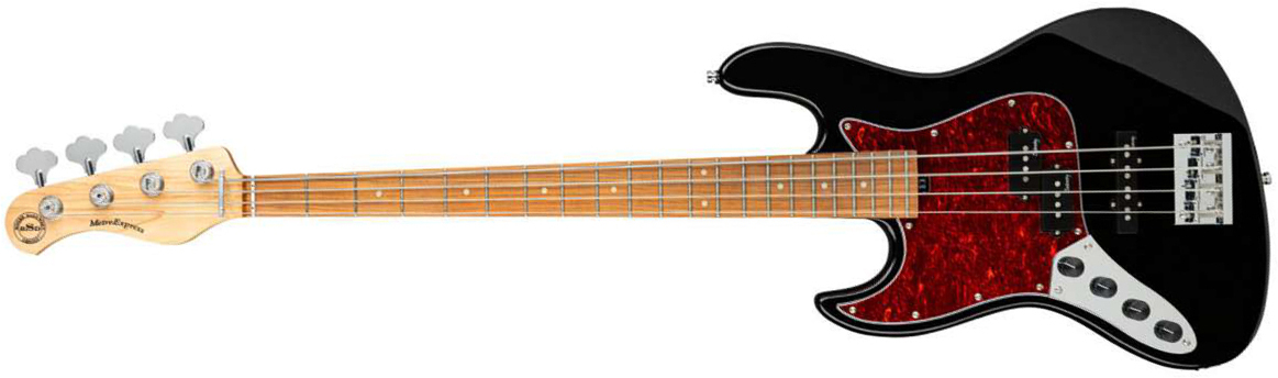 Sadowsky Hybrid P/j Bass 21 Fret 4c Metroexpress Lh Gaucher Mor - Black - Bajo eléctrico de cuerpo sólido - Main picture