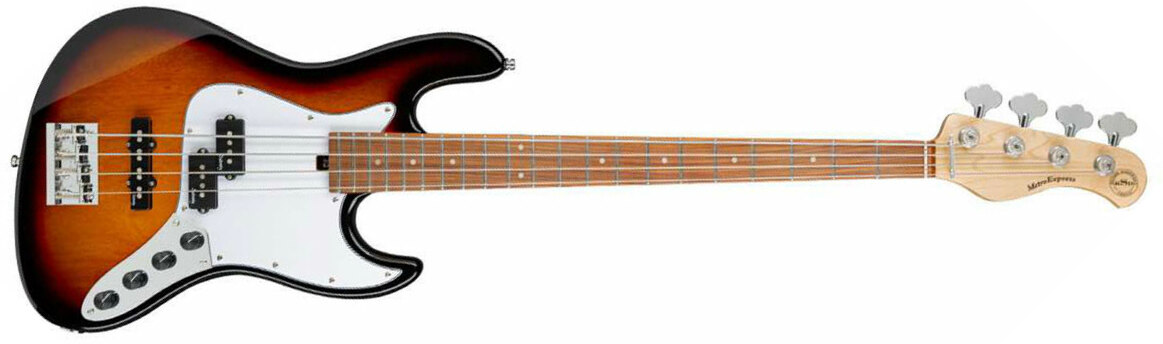 Sadowsky Hybrid P/j Bass 21 Fret 4c Metroexpress Mor - Tobacco Burst Transparent - Bajo eléctrico de cuerpo sólido - Main picture