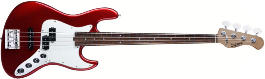 Sadowsky Hybrid Pj Bass 21 Fret 4c Metroexpress V2 Pf - Candy Apple Red - Bajo eléctrico de cuerpo sólido - Main picture