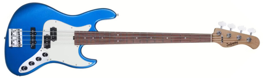 Sadowsky Hybrid Pj Bass 21 Fret 4c Metroexpress V2 Pf - Ice Blue Metallic - Bajo eléctrico de cuerpo sólido - Main picture