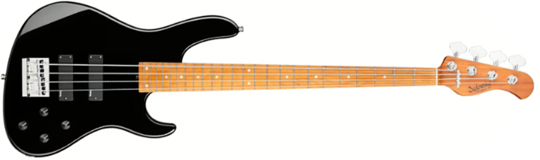 Sadowsky Modern Bass 24-fret 4c Metroexpress Active Mn - Solid Black - Bajo eléctrico de cuerpo sólido - Main picture