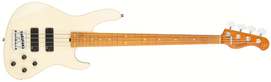Sadowsky Modern Bass 24-fret 4c Metroexpress Active Mn - Solid Olympic White - Bajo eléctrico de cuerpo sólido - Main picture