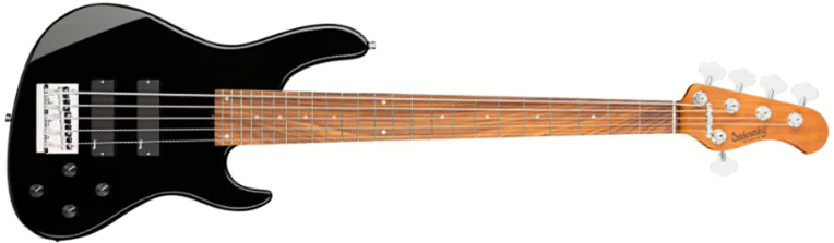 Sadowsky Modern Bass 24-fret 5c Metroexpress Active Mor - Solid Black - Bajo eléctrico de cuerpo sólido - Main picture