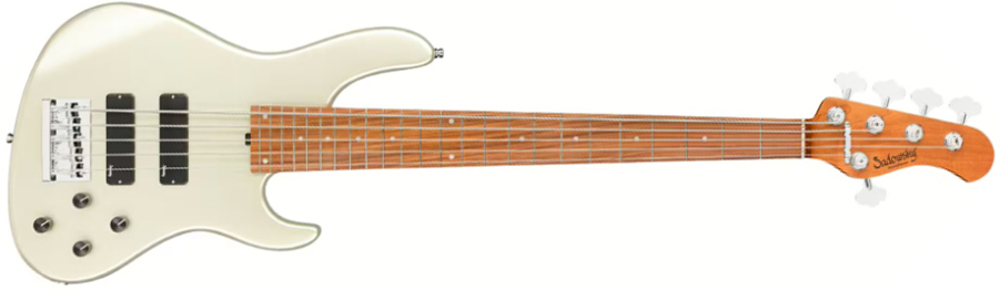 Sadowsky Modern Bass 24-fret 5c Metroexpress Active Mor - Solid Champagne Metallic - Bajo eléctrico de cuerpo sólido - Main picture