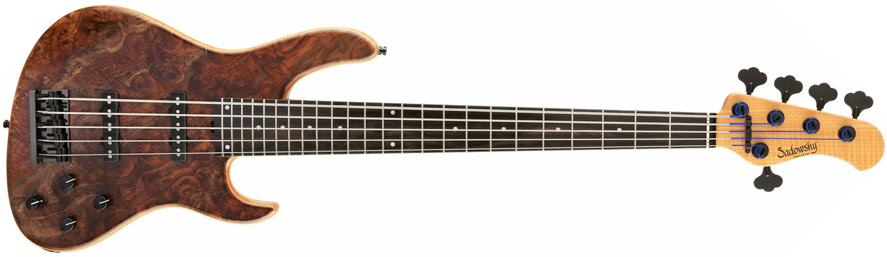 Sadowsky Modern Bass 24 Fret 5c Metroline Ltd 2021 All Okoume Active Mor - Natural - Bajo eléctrico de cuerpo sólido - Main picture