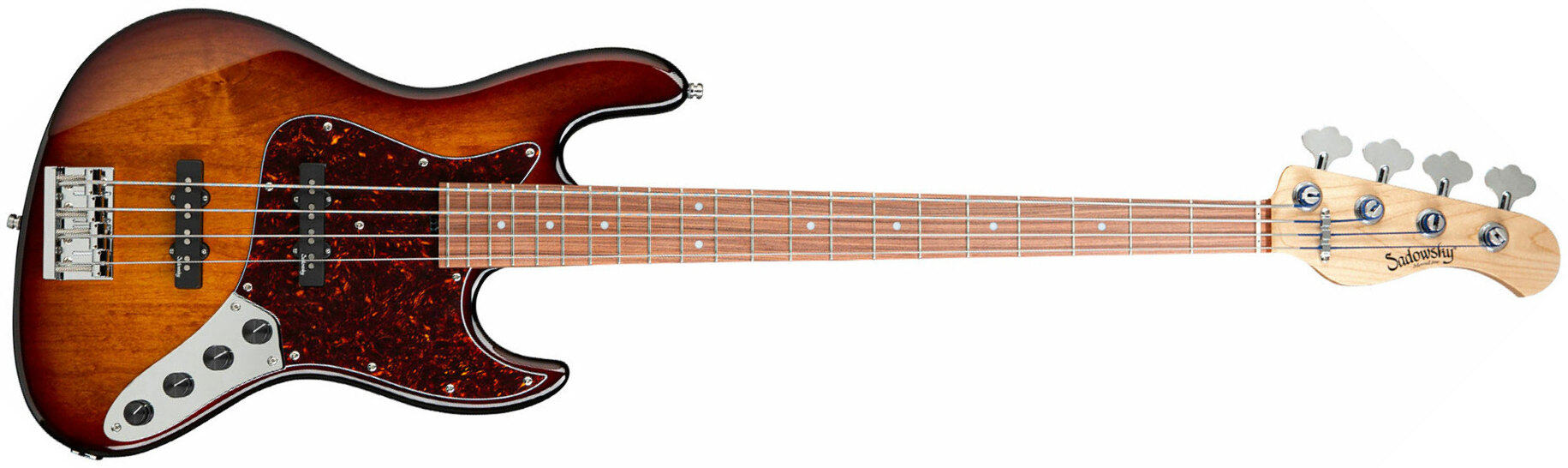 Sadowsky Modern Bass 24 Fret Alder 4c Metroline All Active Mor - '59 Burst Transparent - Bajo eléctrico de cuerpo sólido - Main picture