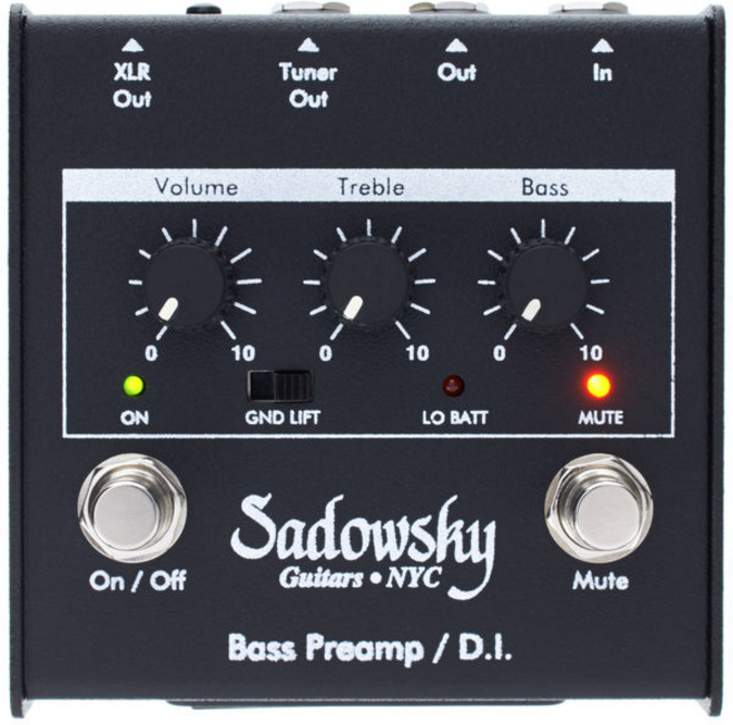 Sadowsky Spb-1 Bass Preamp/di Pedal - Preamplificador para bajo - Main picture