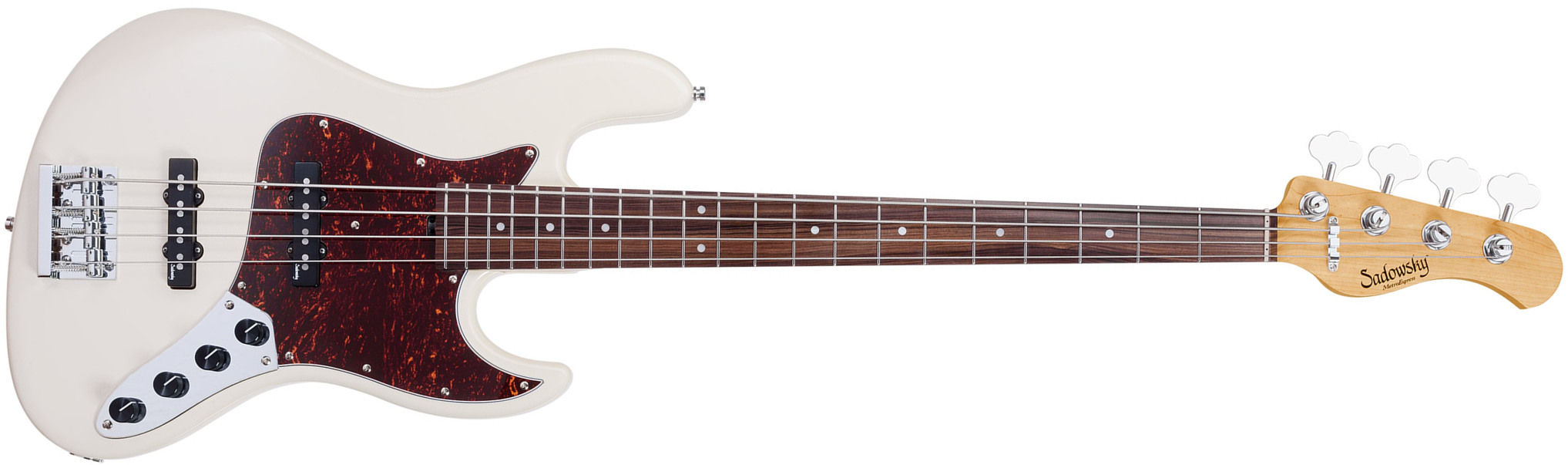 Sadowsky Standard Jj 21 Fret 4c Metroexpress V2 Mor - Olympic White - Bajo eléctrico de cuerpo sólido - Main picture