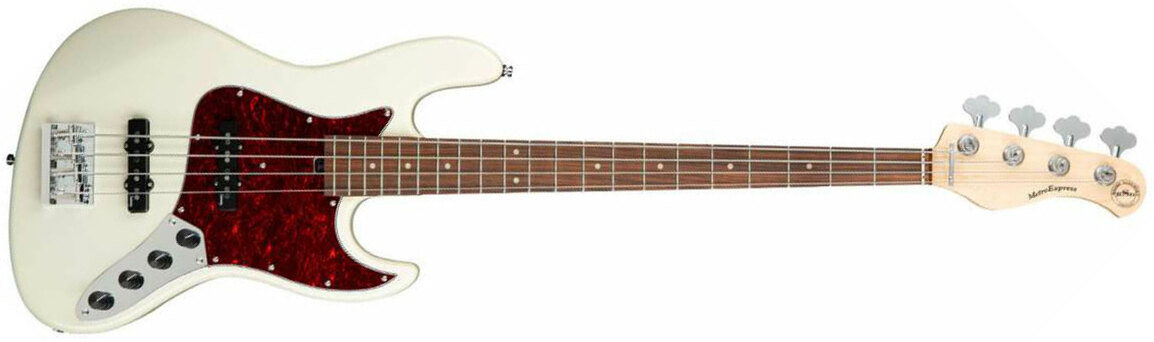 Sadowsky Vintage J/j Bass 21 Fret 4c Metroexpress Mor - Olympic White - Bajo eléctrico de cuerpo sólido - Main picture