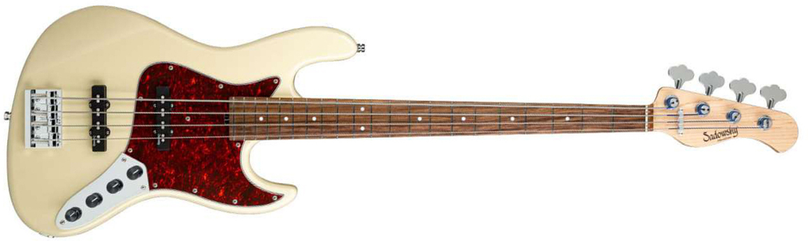 Sadowsky Vintage J/j Bass 21 Fret Ash 4c Metroline All Active Mor - Solid Olympic White - Bajo eléctrico de cuerpo sólido - Main picture