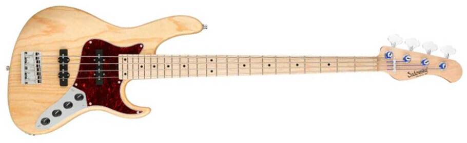 Sadowsky Vintage J/j Bass 24 Fret Ash 4c Metroline All Active Mn - Natural Satin - Bajo eléctrico de cuerpo sólido - Main picture