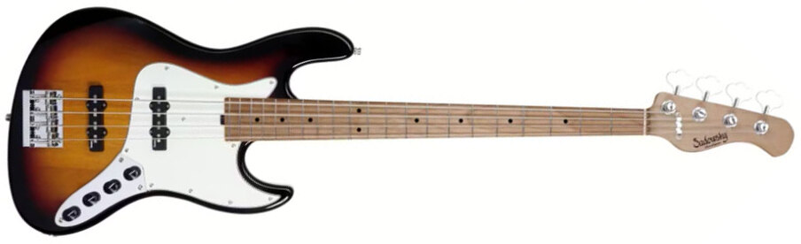 Sadowsky Vintage Jj Bass 21 Fret 4c Metroexpress V2 Mn - Tobacco Sunburst Transparent - Bajo eléctrico de cuerpo sólido - Main picture