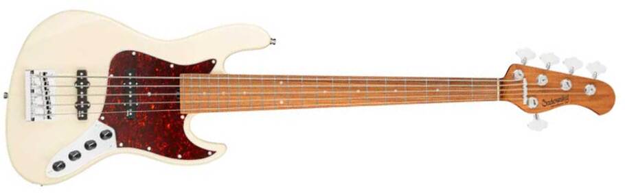 Sadowsky Vintage Jj Bass 21-fret 5c Metroexpress Mor - Olympic White - Bajo eléctrico de cuerpo sólido - Main picture