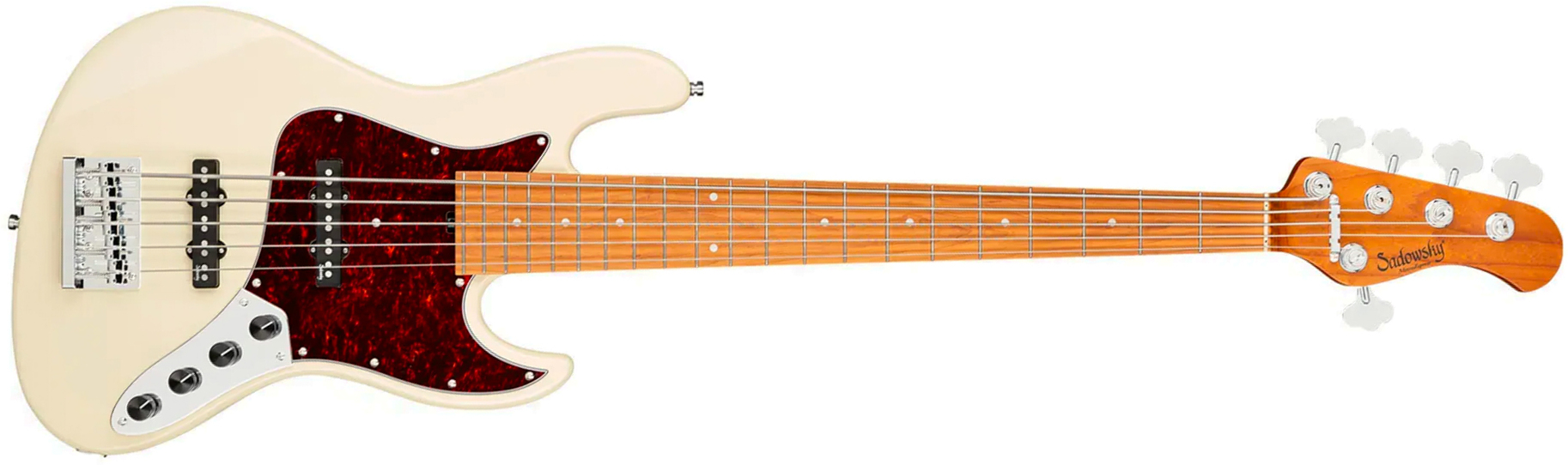 Sadowsky Vintage Jj Bass 21f 5c Metroexpress Mn - Olympic White - Bajo eléctrico de cuerpo sólido - Main picture